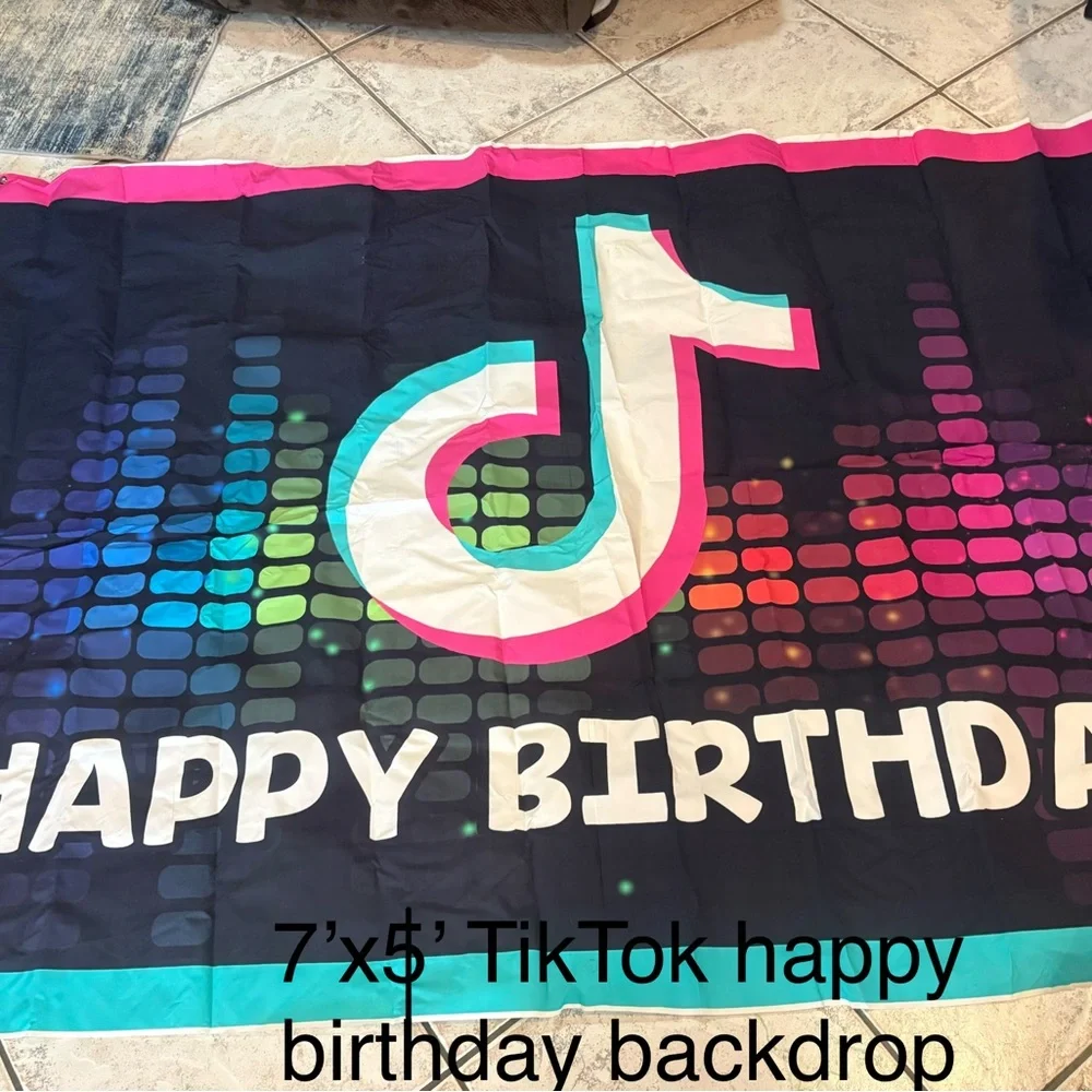 TikTok Happy Birthday Party Decorations